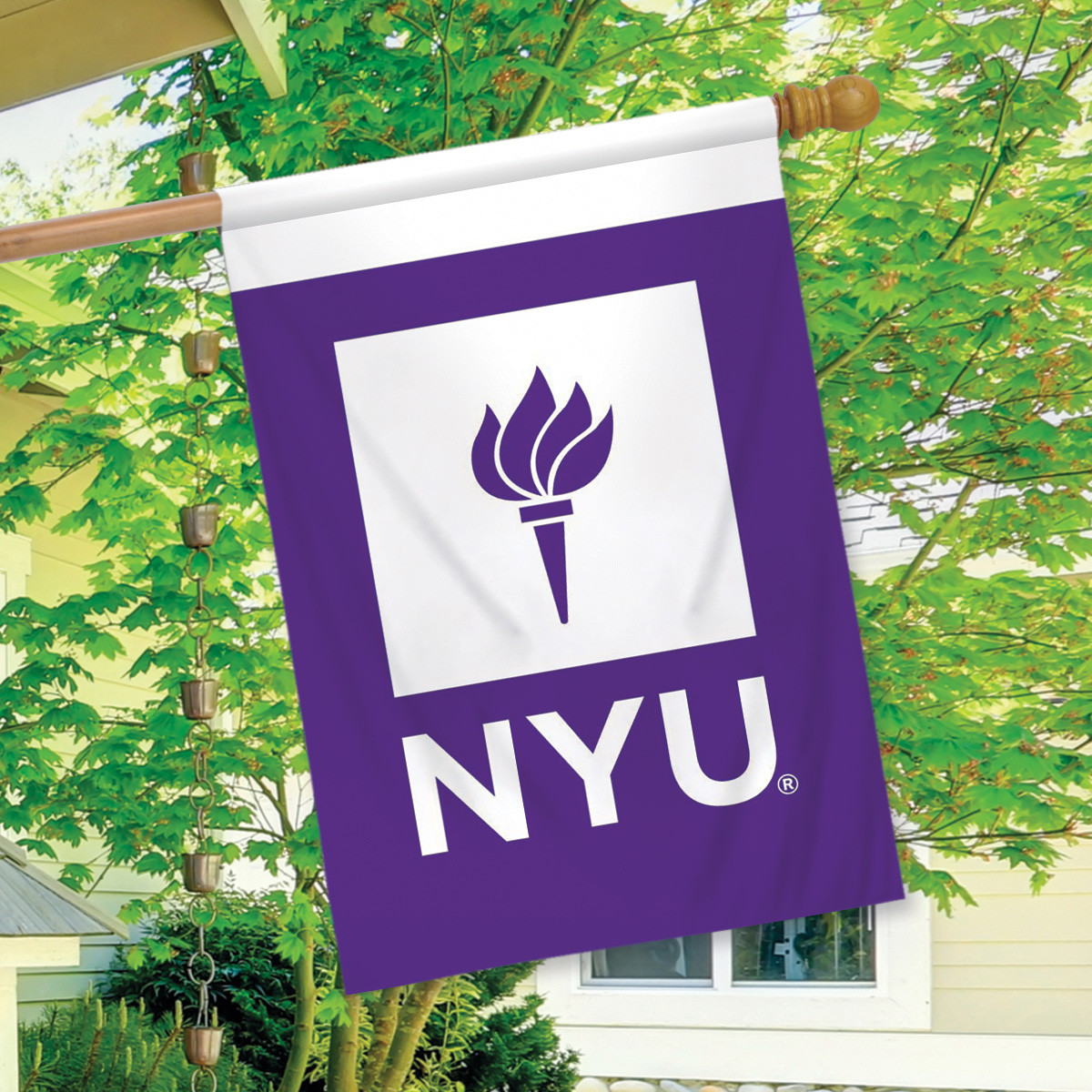 University Of New Hampshire NCAA Flagge, 91 X 152 Cm, 100% Polyester – Wetterfest Für Drinnen & Draußen