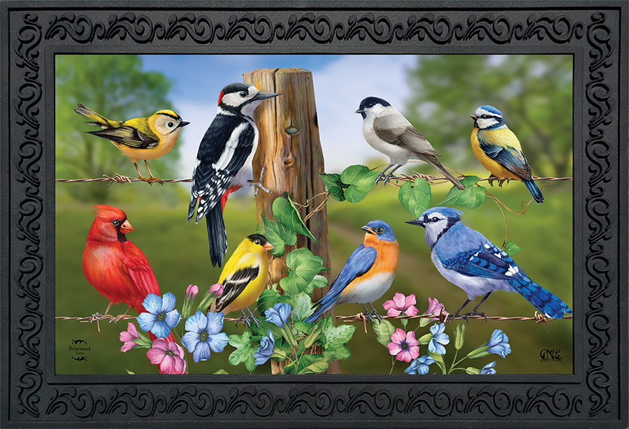 Country Birds Spring Doormat - Briarwood Lane
