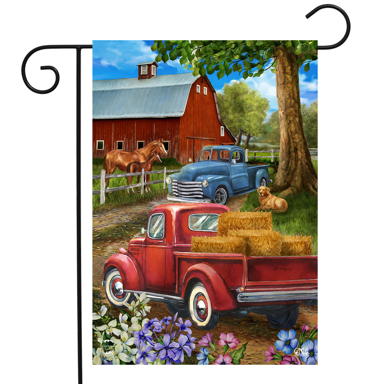 Briarwood Lane Garden Flag
