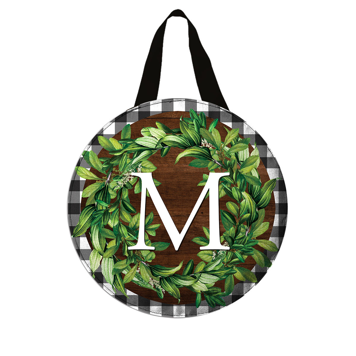 Briarwood Lane Wreath Monogram Door Hanger