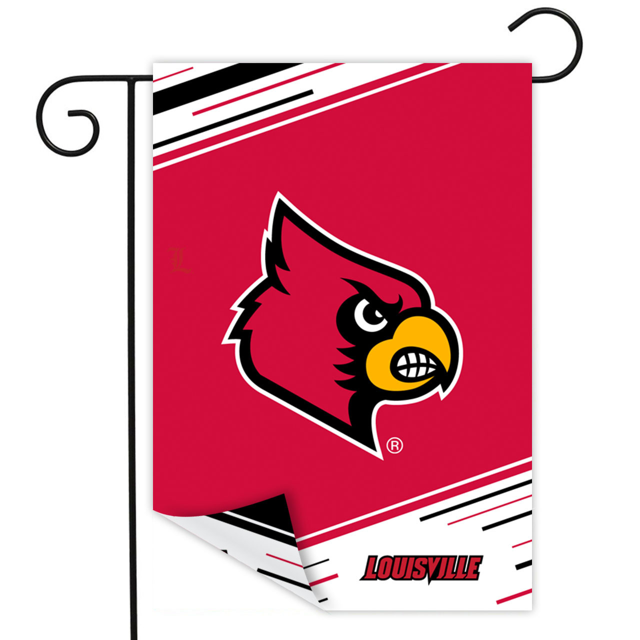 Louisville Cardinals Football Garden Flag and Yard Banner