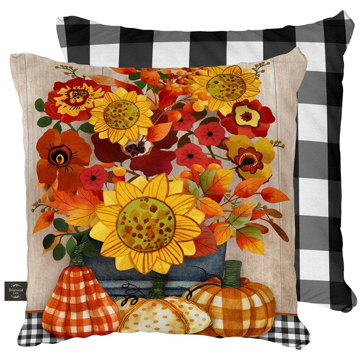 Decorhome Bandiera autunnale con zucca di benvenuto