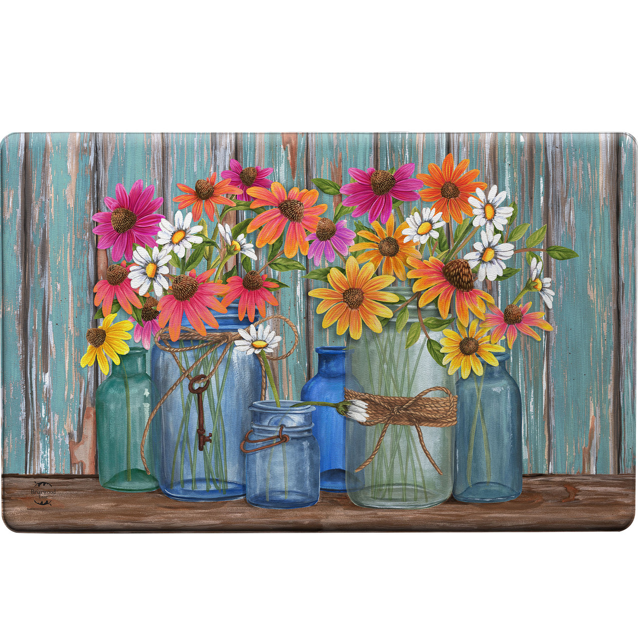 Farm Fresh Flowers Comfort Mat Briarwood Lane