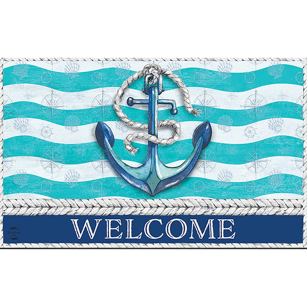 Briarwood Lane Welcome Leaves Fall Coir Doormat - Thumbnail 3
