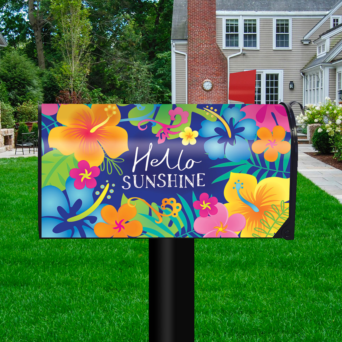 Hello Sunshine Oversized Mailbox Cover - Thumbnail 2