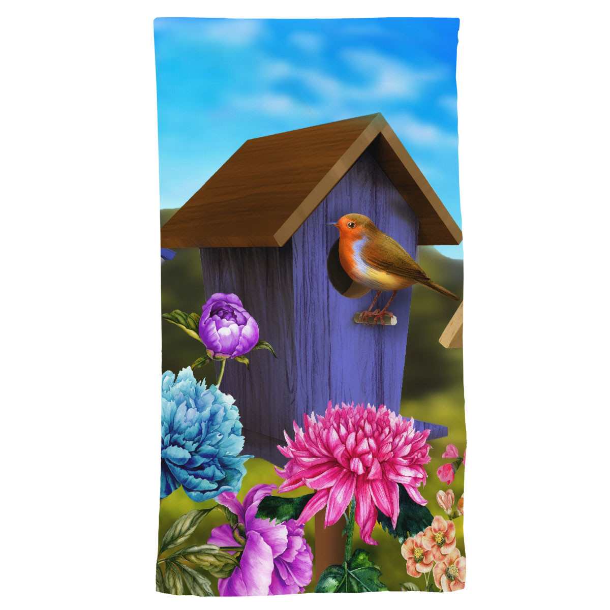 Briarwood Lane Birdhouses Hand Towel