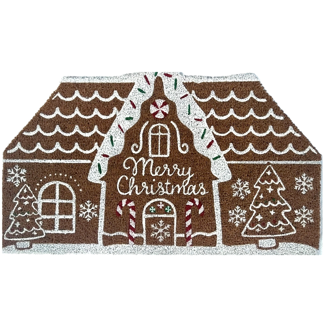 Gingerbread House Coir Doormat - Briarwood Lane