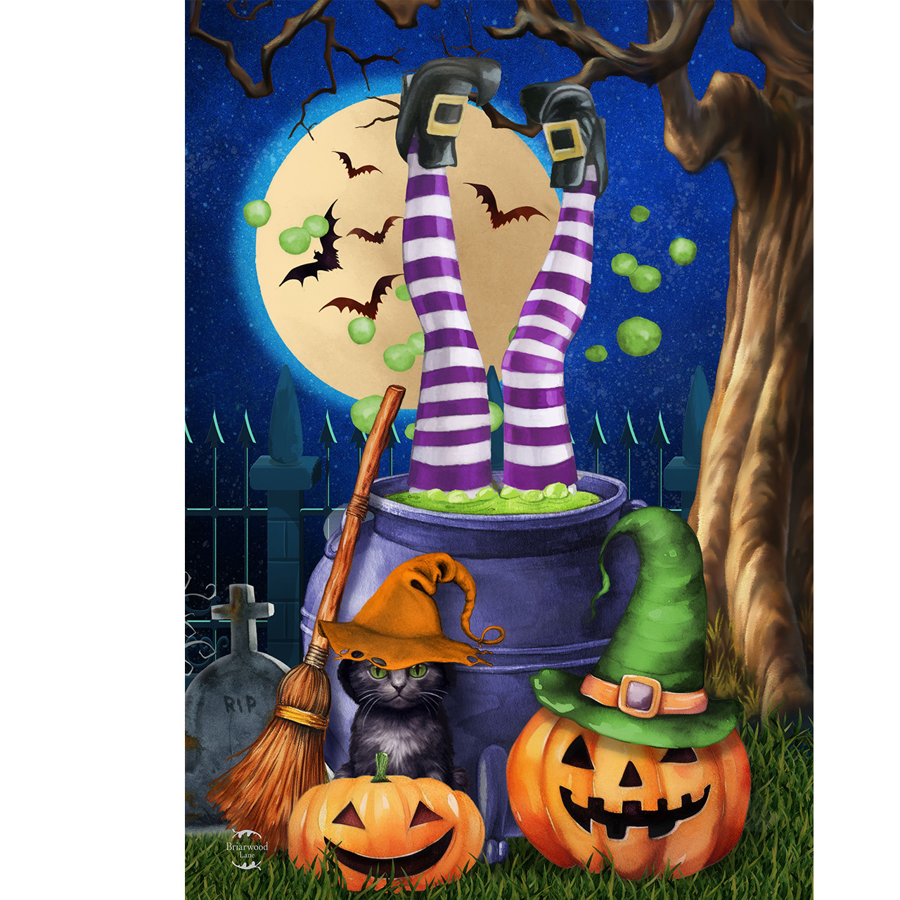 Briarwood Lane Garden Flag - Thumbnail 2