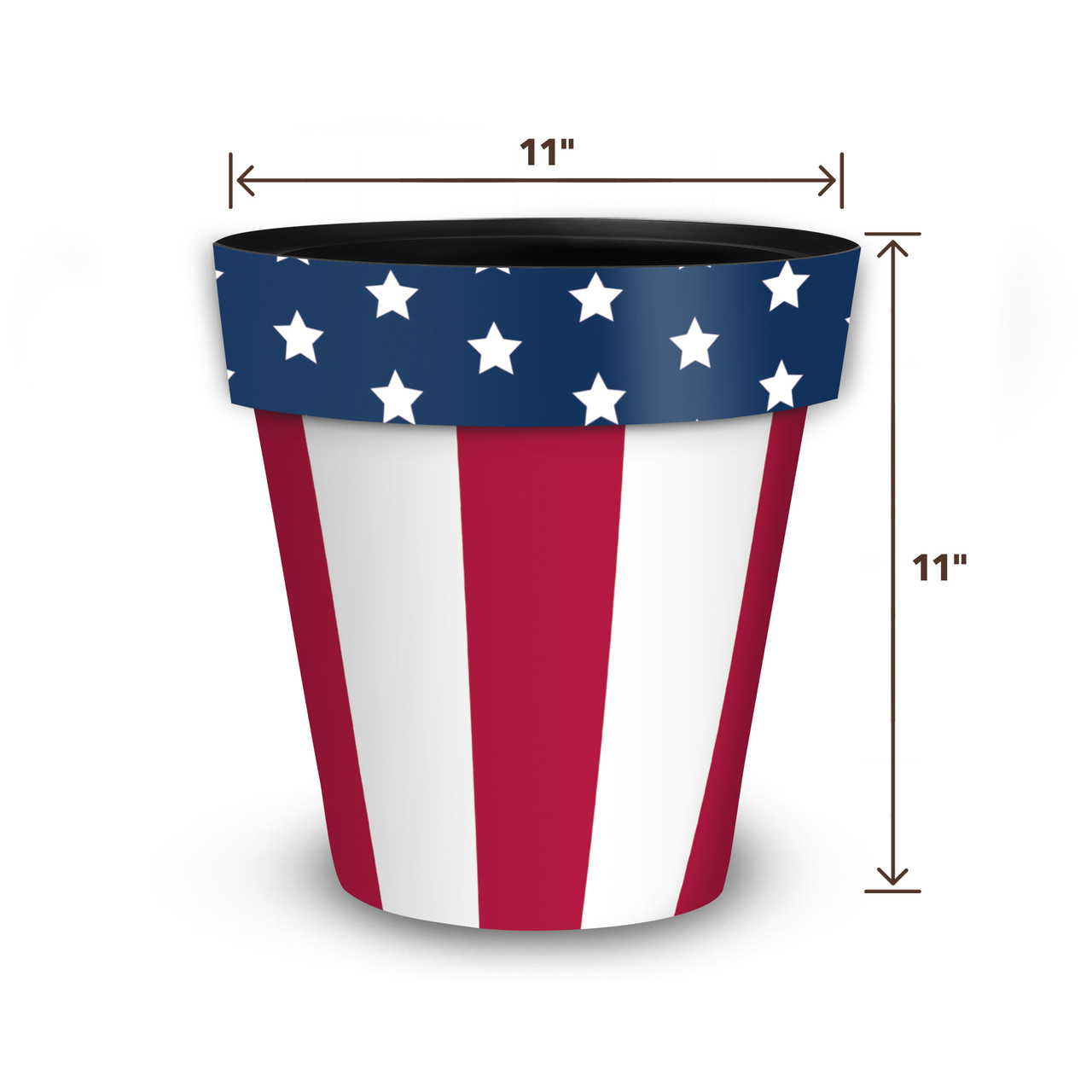 American Flag Medium Planter - Briarwood Lane
