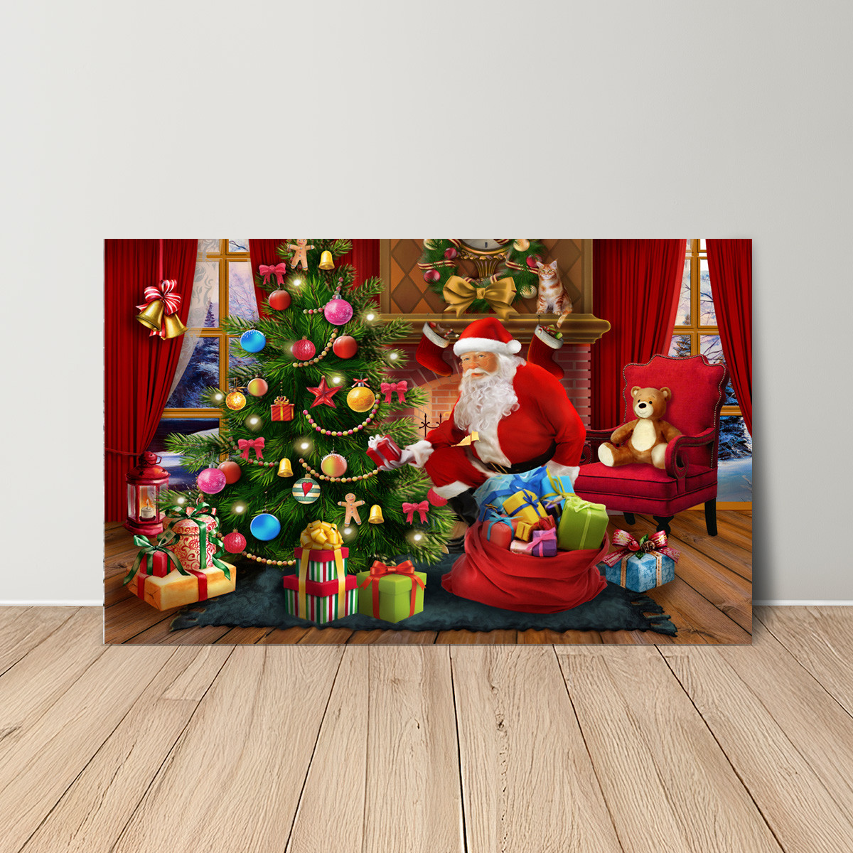 The Magic of Christmas Large LED Canvas Art - Briarwood Lane