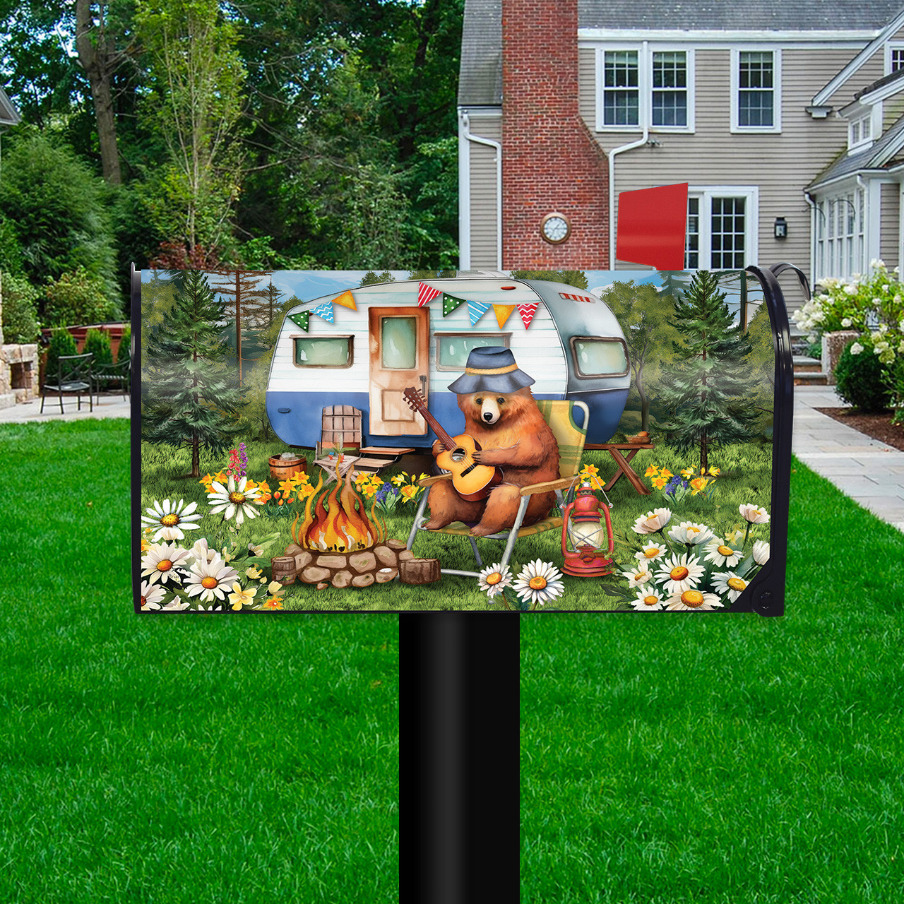 Briarwood Lane Gartenflagge 'Campingbär' – 45,7 X 31,8 Cm, Wetterfest, Doppelseitig Bedruckt
