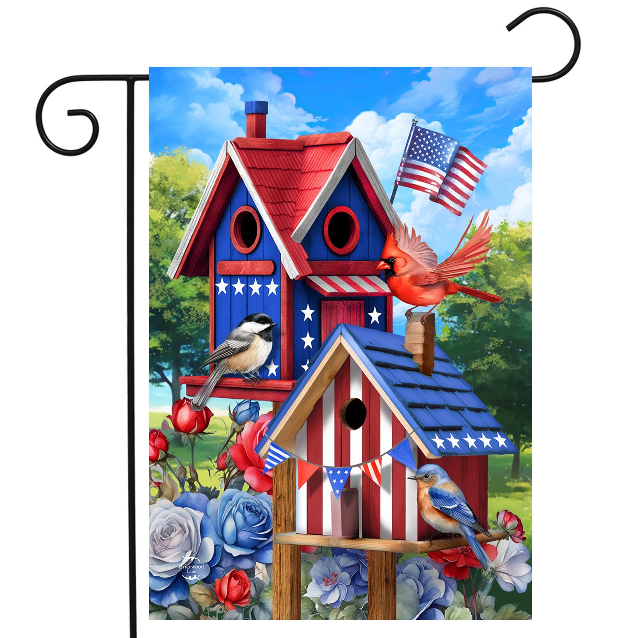 Home of the Free Birdhouses Garden Flag - Briarwood Lane