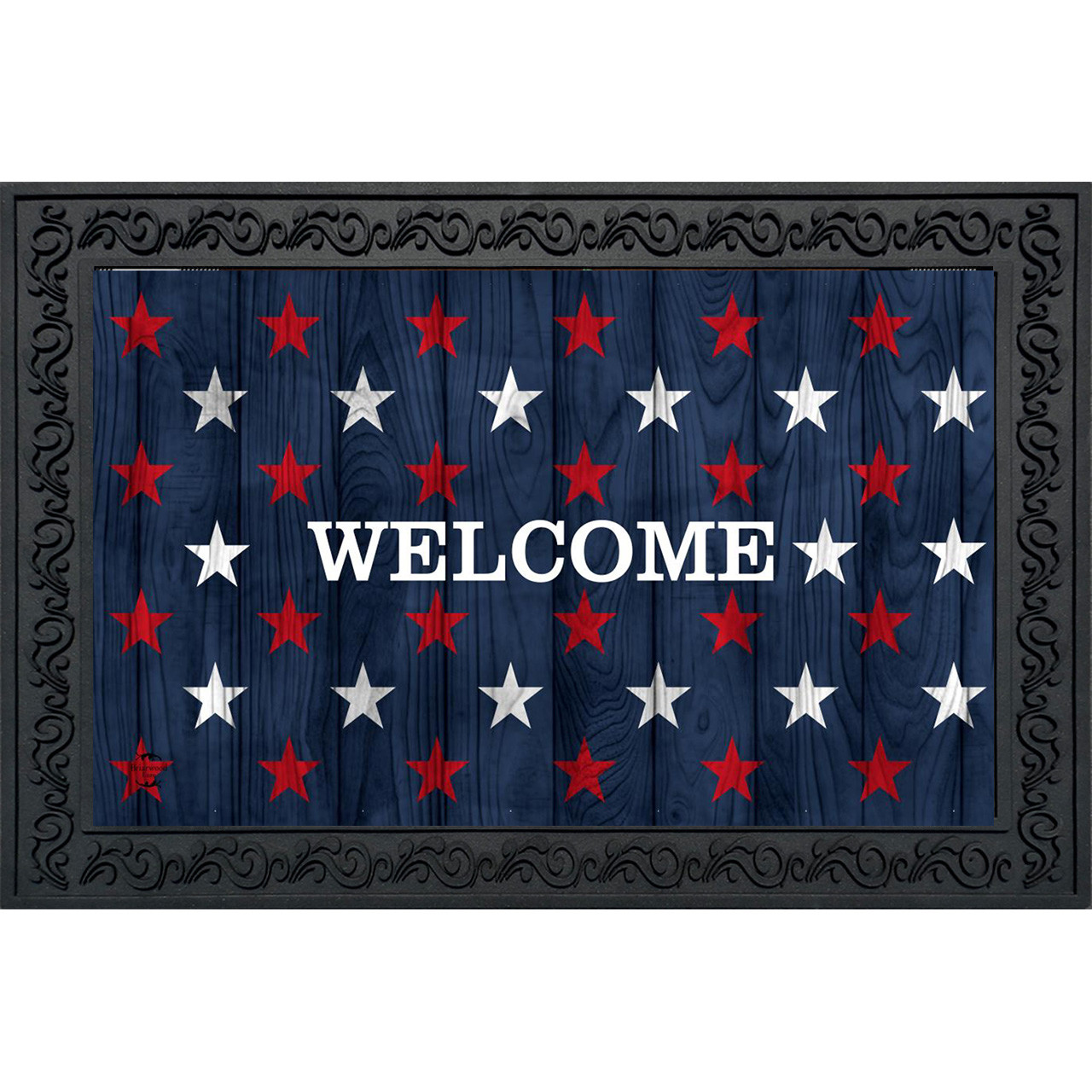 Wood American Flag Doormat - Briarwood Lane