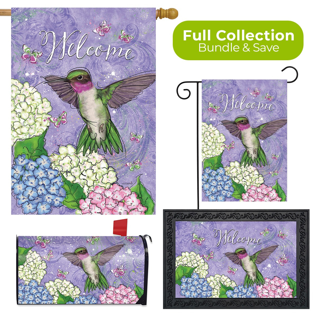 Hummingbird and Hydrangea Collection - Briarwood Lane