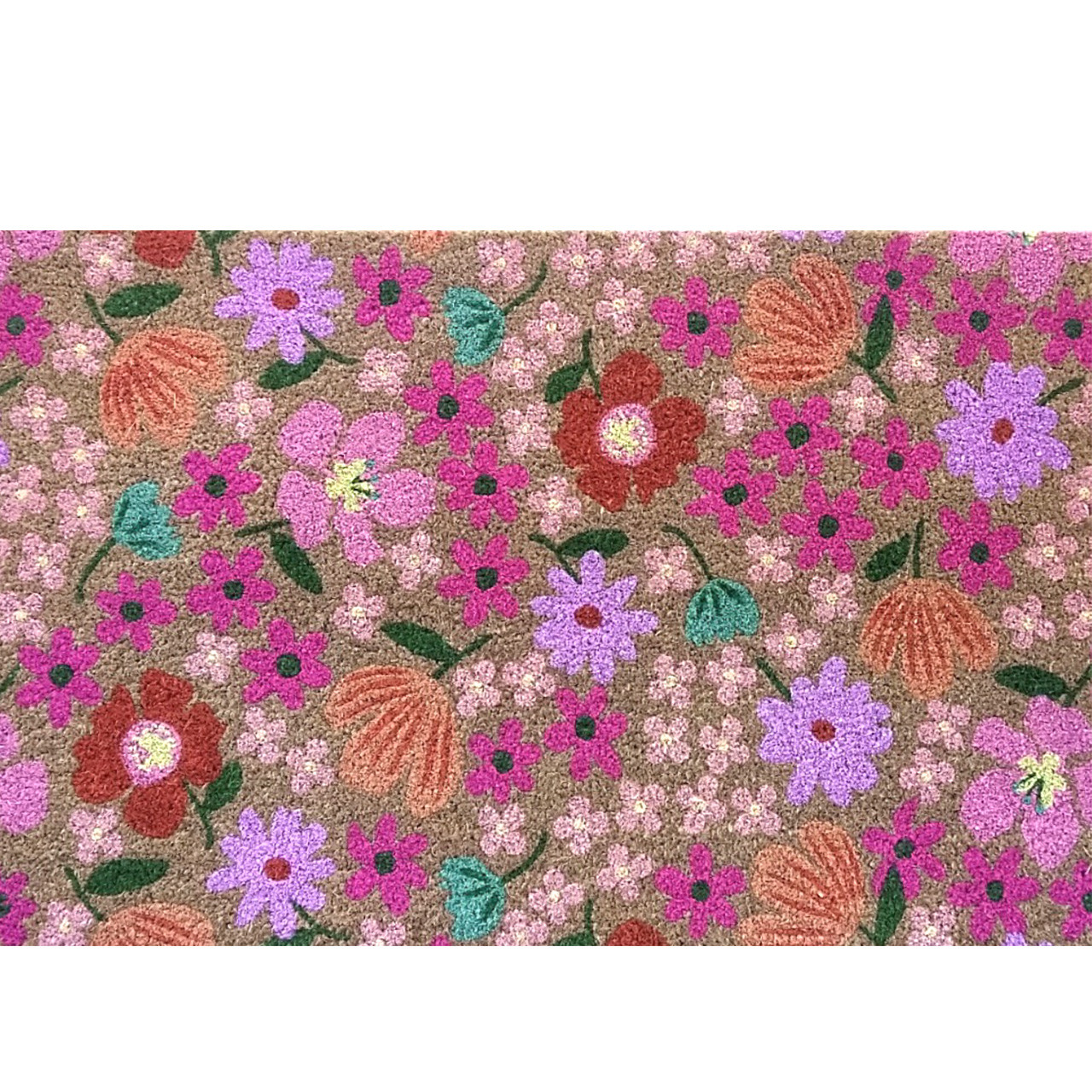 ラグ・カーペット NEIGHBORHOOD SOUVENIR / A-MAT Spring Blooms Coir Doormat 24 x 36 - Briarwood Lane