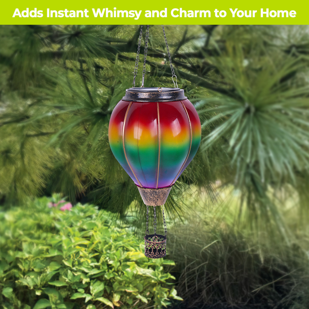 Rainbow Solar Balloon Lantern - Briarwood Lane