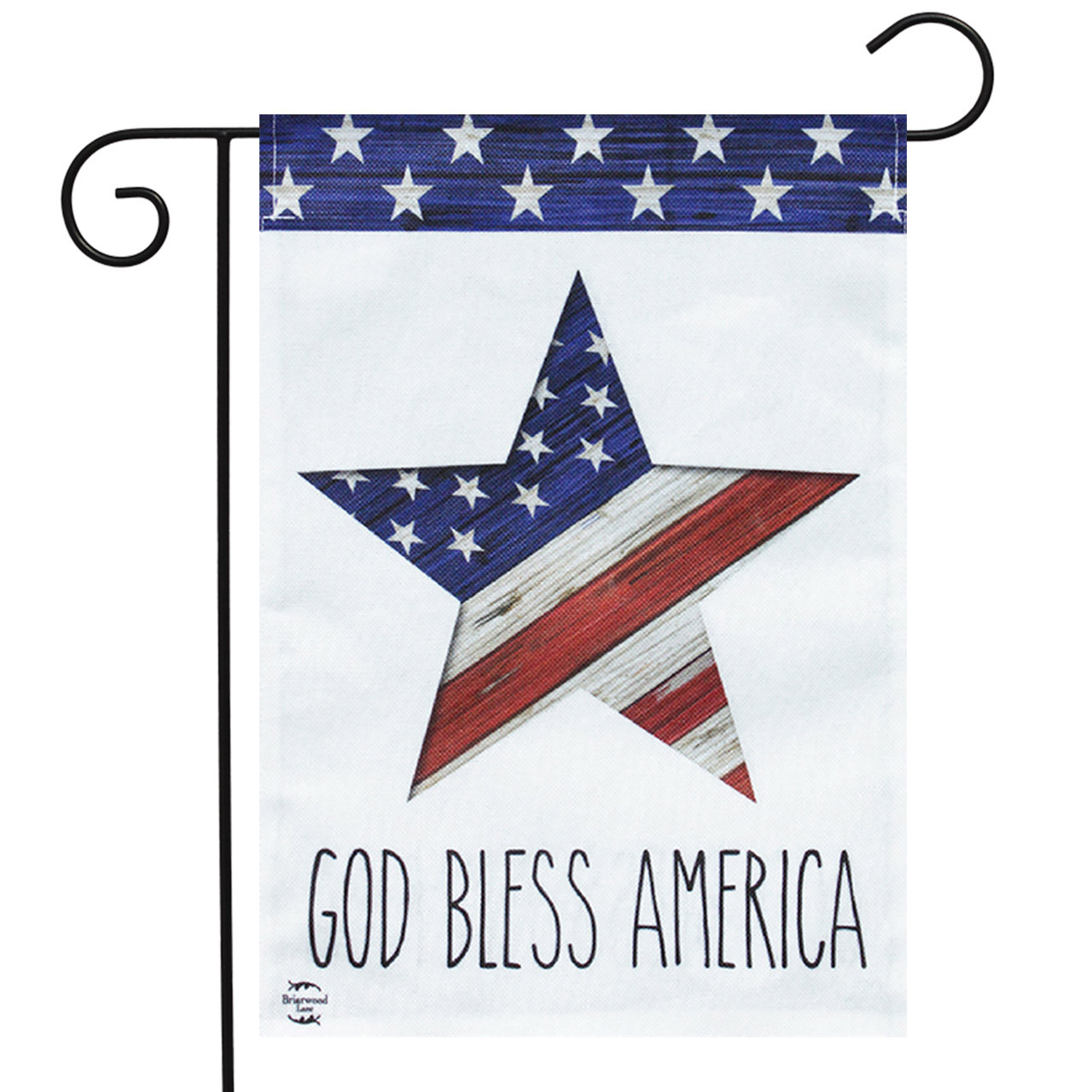 Liberty Primitive Garden Flag