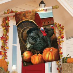 Briarwood Lane Thankful Fall Burlap String Banner Thanksgiving Le