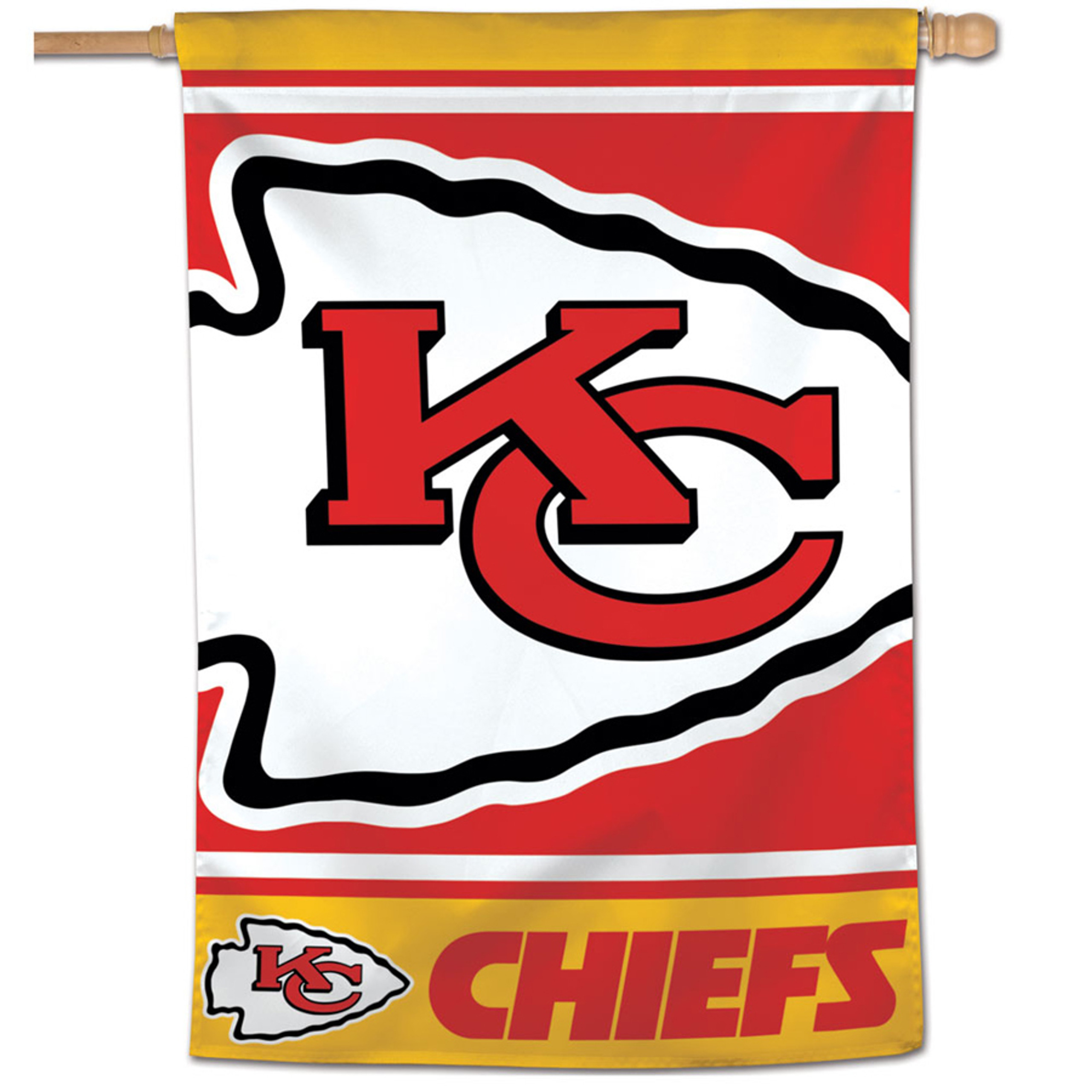 Kansas City Chiefs NFL Vertical Flag