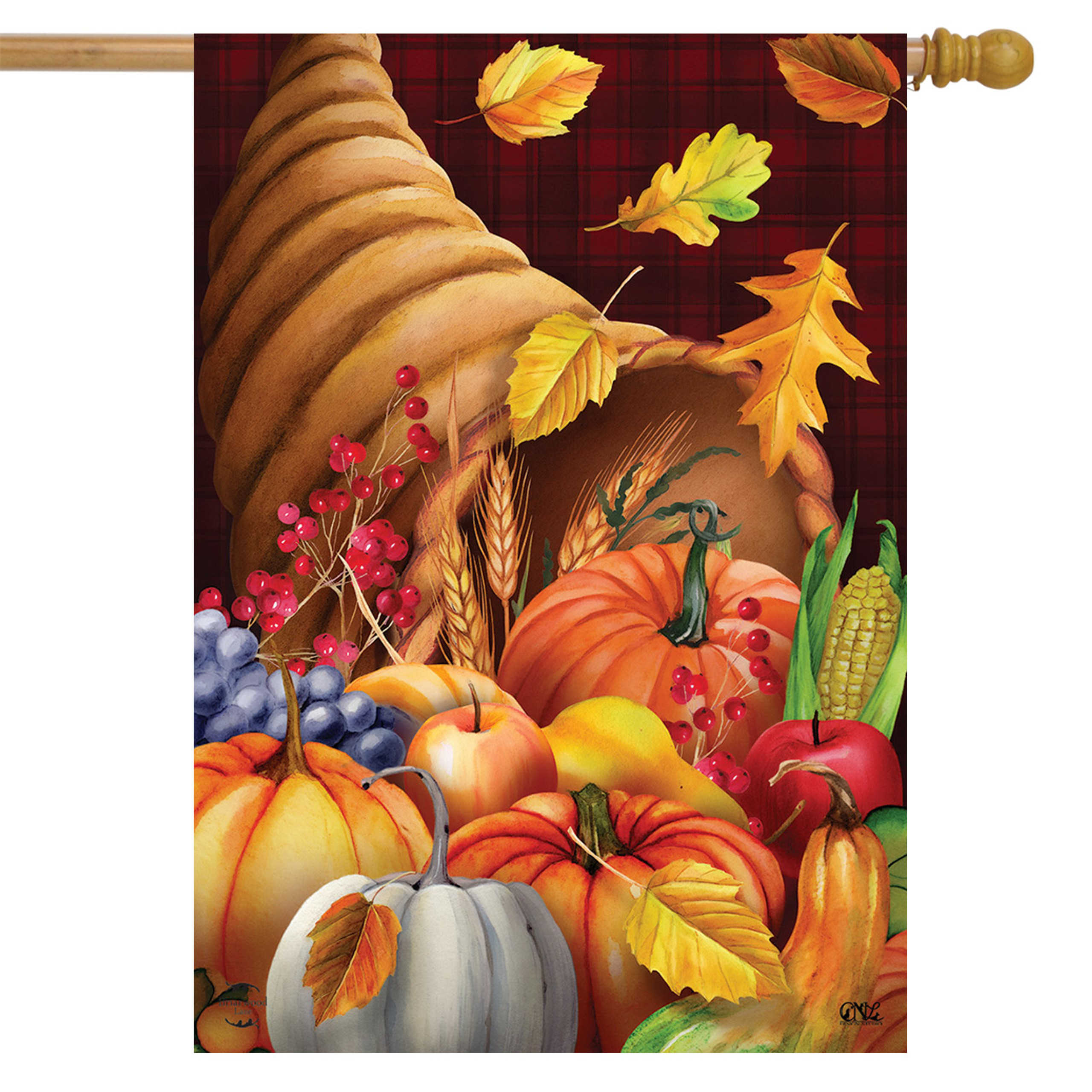 Thanksgiving House Flags