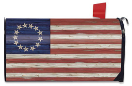 Betsy Ross Flag Patriotic Mailbox Cover