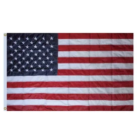 Briarwood Lane 3 x 5 American Flag Embroidered Grommet Patriotic Star Spangled Banner USA flag.