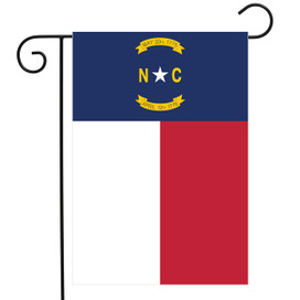 Briarwood Lane small printed North Carolina garden flag decorative colorful display for porch, yard, or patio.