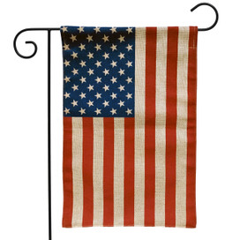 Old Glory Patriotic Primitive Garden Flag - Briarwood Lane