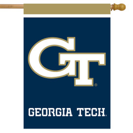 Georgia Tech Yellow Jackets NCAA Licensed House Flag