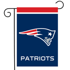 Briarwood Lane New England Patriots NFL licensed garden flag with patriotic colors and logo design.