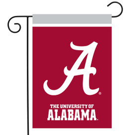 Briarwood Lane Alabama Crimson Tide NCAA Licensed small garden flag with colorful printed design and logo.