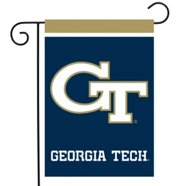 Briarwood Lane Georgia Tech Yellow Jackets NCAA Licensed small garden flag with decorative colorful printed design.