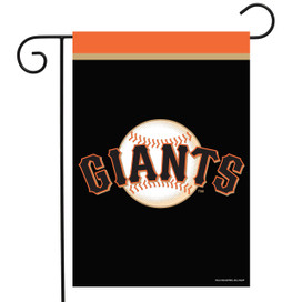 Briarwood Lane San Francisco Giants MLB Licensed Garden Flag with orange and black design.