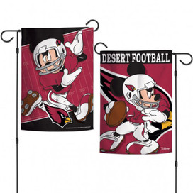 Arizona Cardinals 2-Sided Mickey Mouse NFL Garden Flag