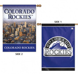 Colorado Rockies 2 Sided MLB Vertical House Flag