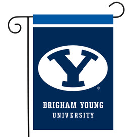 Briarwood Lane BYU Cougars NCAA Licensed Garden Flag, official university team banner with colorful logo.
