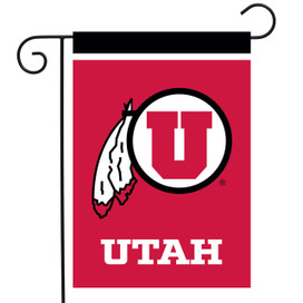 Briarwood Lane Utah Utes NCAA Licensed small garden flag with colorful printed decorative design.