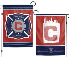 Chicago Fire Double Sided MLS Garden Flag