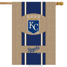 Kansas City Royals Burlaps MLB Licensed House Flag