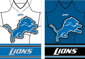 Detroit Lions NFL Football House Flag