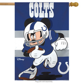 Indianapolis Colts NFL Mickey Mouse Football House Flag