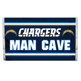 Los Angeles Chargers Man Cave Grommet Flag