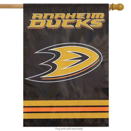 Anaheim Ducks Applique Banner Flag