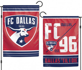 FC Dallas Double Sided MLS Garden Flag