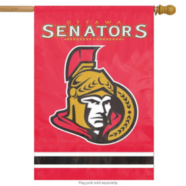 Ottawa Senators Applique & Embroidered Flag NHL