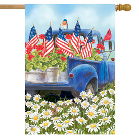 All American Truck Spring House Flag