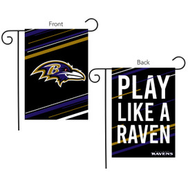 Baltimore Ravens Slogan NFL Licensed Garden Flag