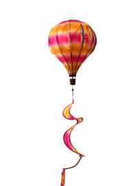 Orange & Pink Deluxe Hot Air Balloon Wind Twister