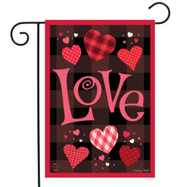 Hearts of Love Valentine's Day Garden Flag