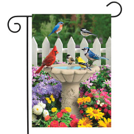 Spring Garden Friends Garden Flag